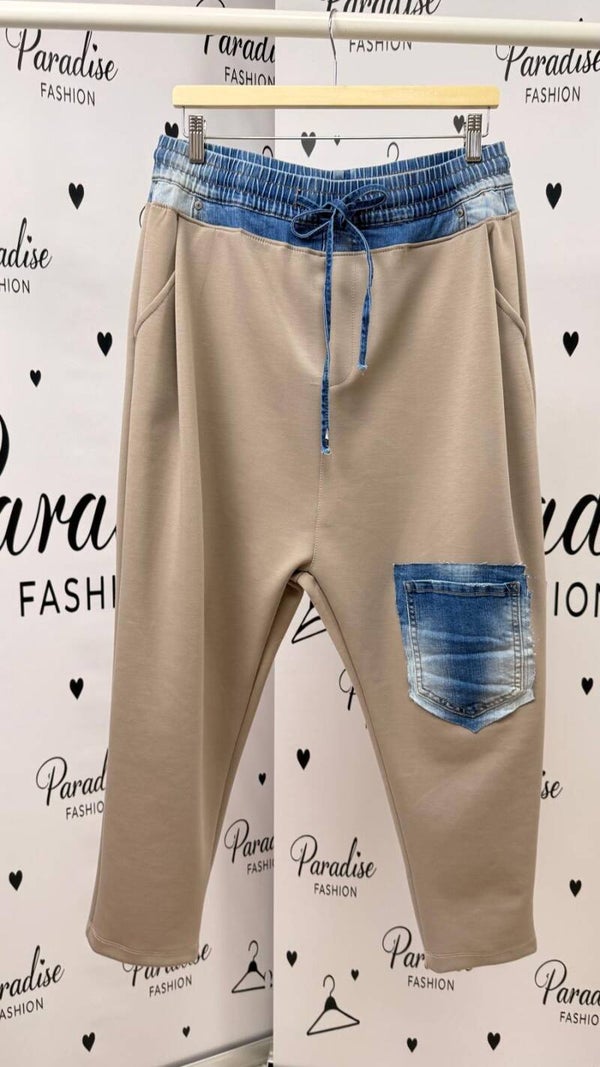 Baggy Style Jogpants – Taupe