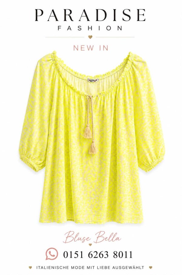 🌸 Bluse Bella - Gelb🌸
