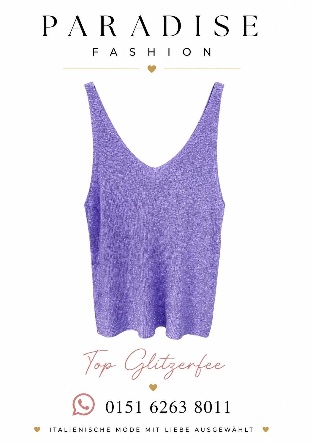 Top Glitzerfee - Flieder