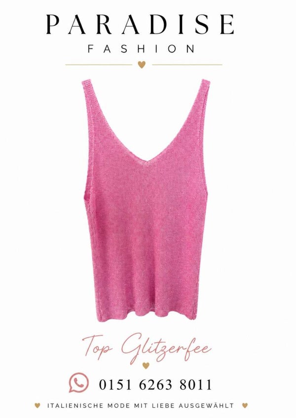 Top Glitzerfee - Rosa