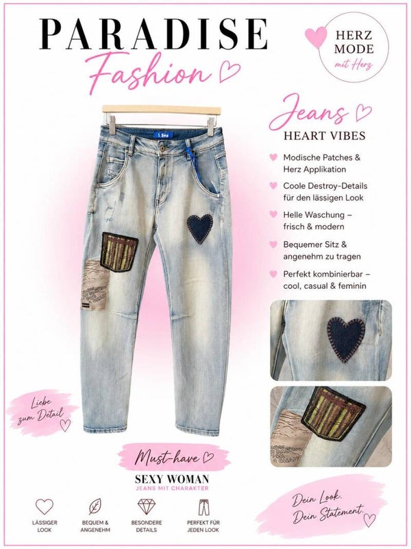 Jeans Heart Vibes