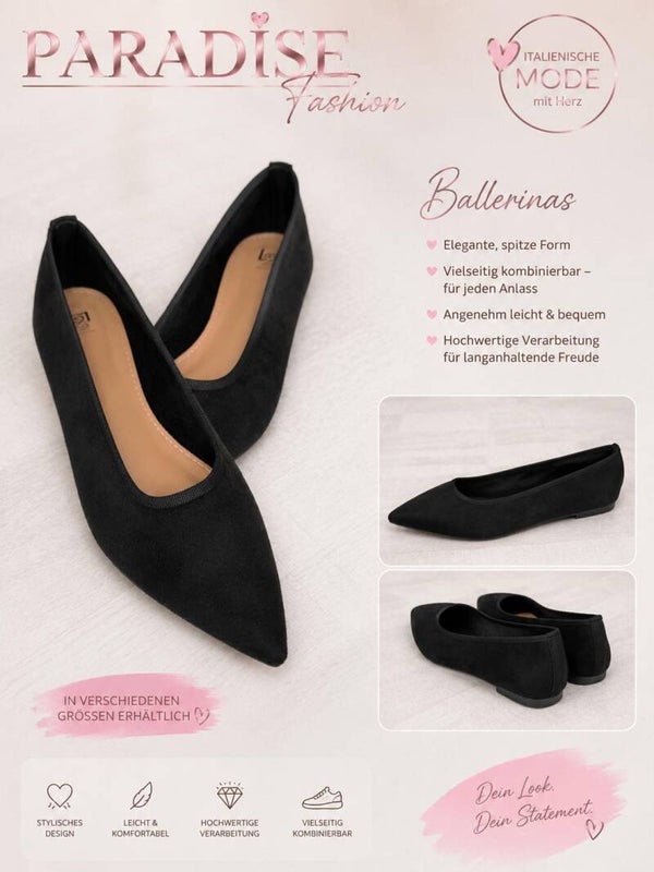 Ballerina- Spitz - Schwarz