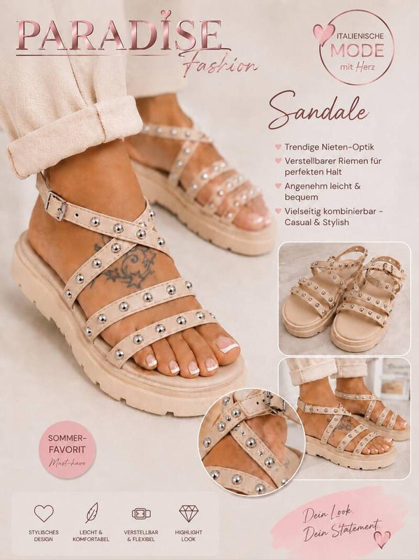 Sandale Beige