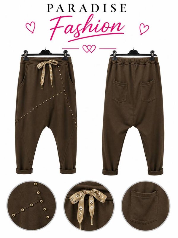 Baggy - Hose Malia- Schoko