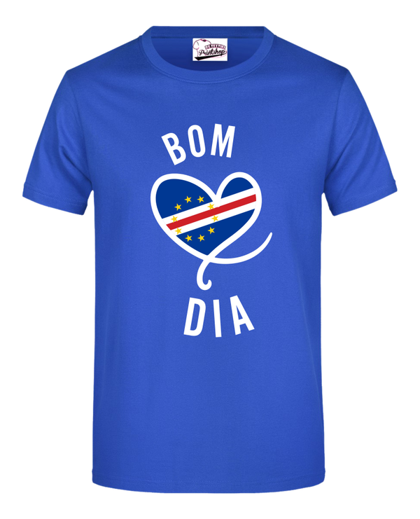 Cabo Verde -T-shirt Dia HM Kleur ROYAL BLUE