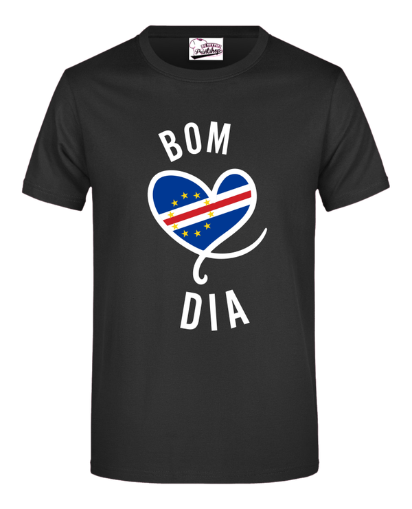 Cabo Verde -T-shirt Dia HM Kleur ZWART