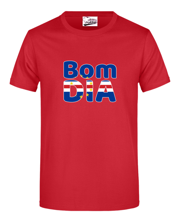 Cabo Verde -T-shirt Dia VT Kleur ROOD