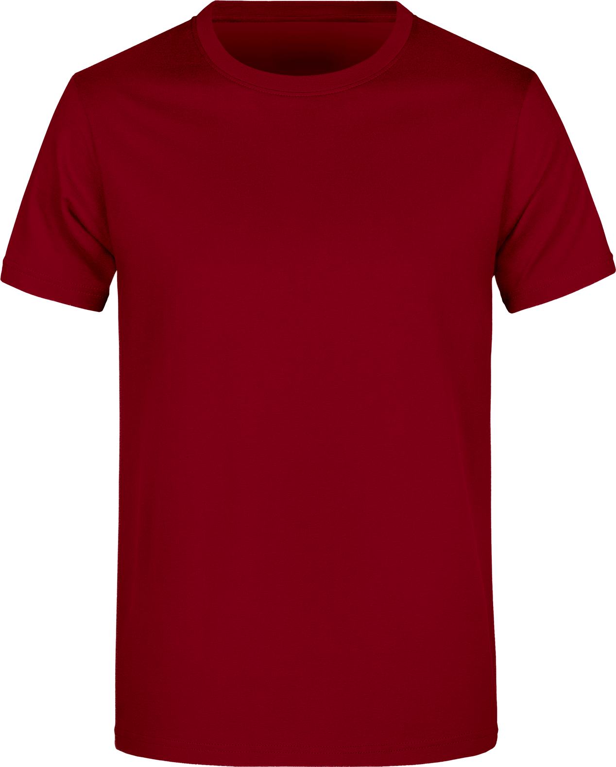 HEREN T-SHIRT HEAVY BORDEAUX