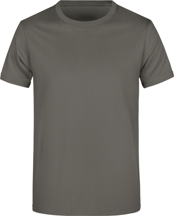 HEREN T-SHIRT BASIC STEELGREY