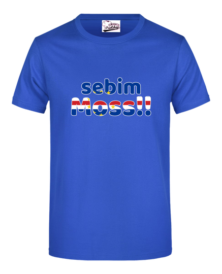 Cabo Verde -T-shirt Moss VT Kleur ROYAL BLUE