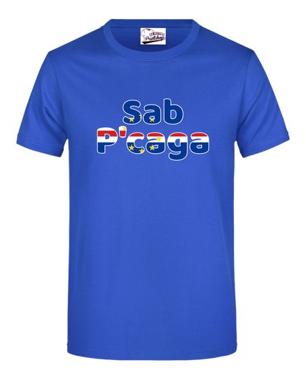 Cabo Verde -T-shirt Caga VT Kleur ROYAL BLUE