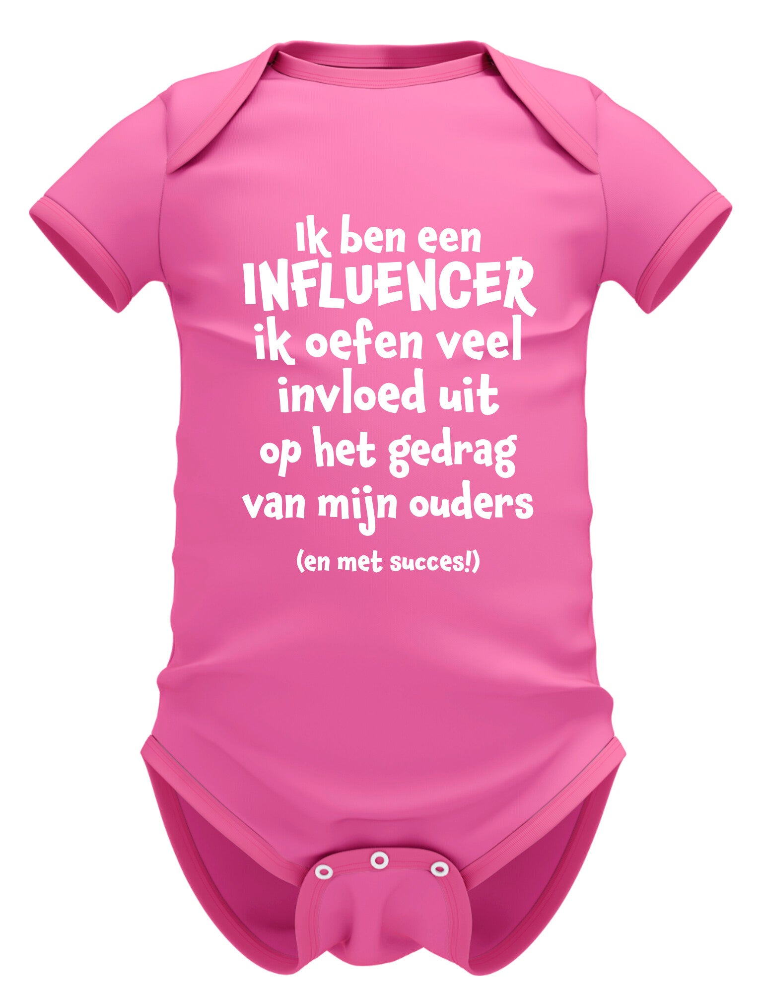 Rompertjes met tekst - Influencer