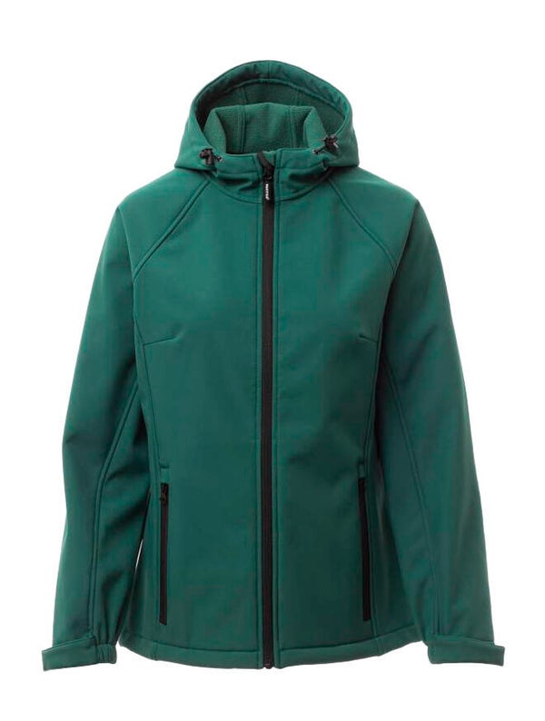 DAMES JAS MET CAPUCHON GALE GROEN