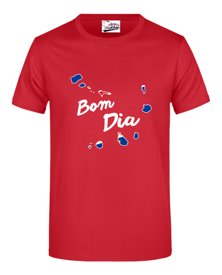 Cabo Verde -T-shirt Dia Kleur Rood