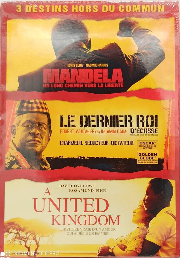 MANDELA + LE DERNIER ROI D'ECOSSE + A UNITED KINGDOM