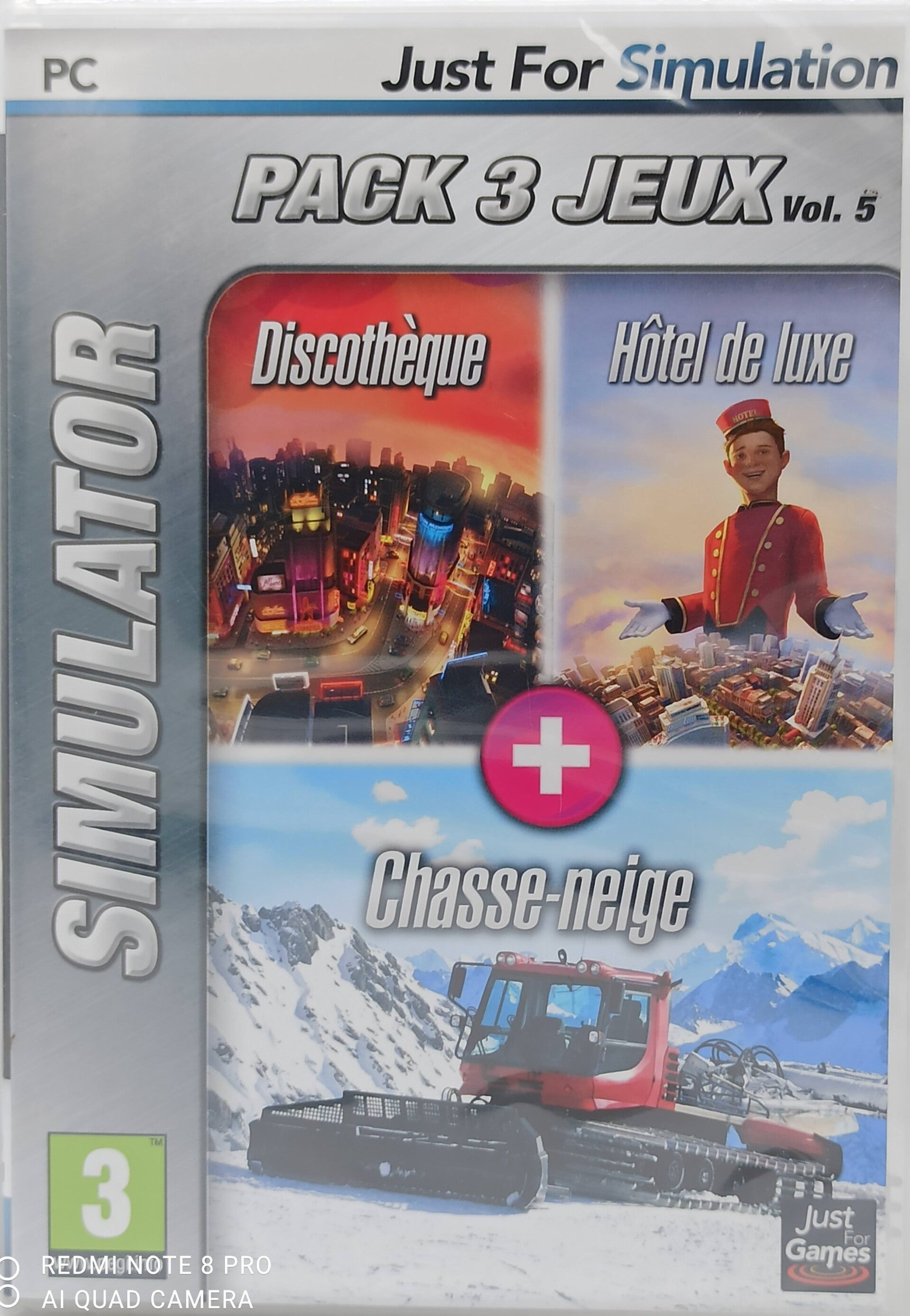 PACK 3 JEUX PC SIMULATOR
