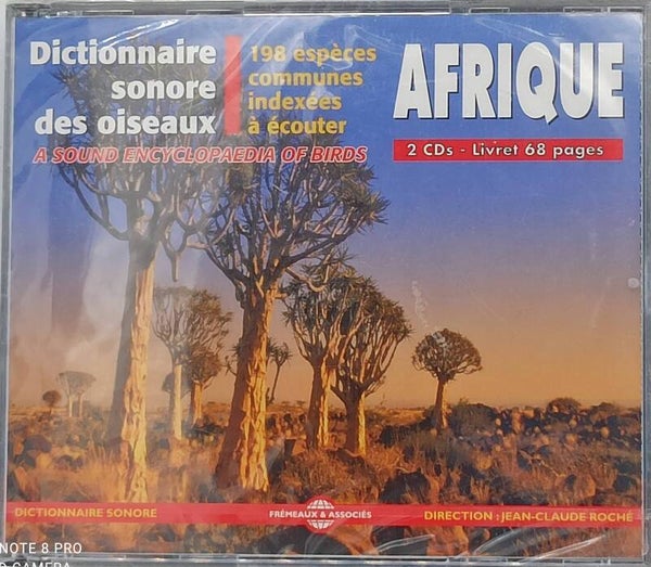 AFRIQUE - DICTIONNAIRE SONORE DES OISEAUX