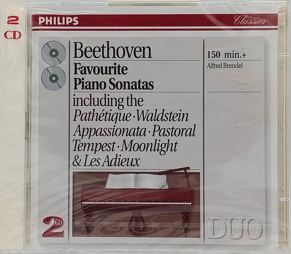 ALFRED BRENDEL - Beethoven : Favourite piano sonatas