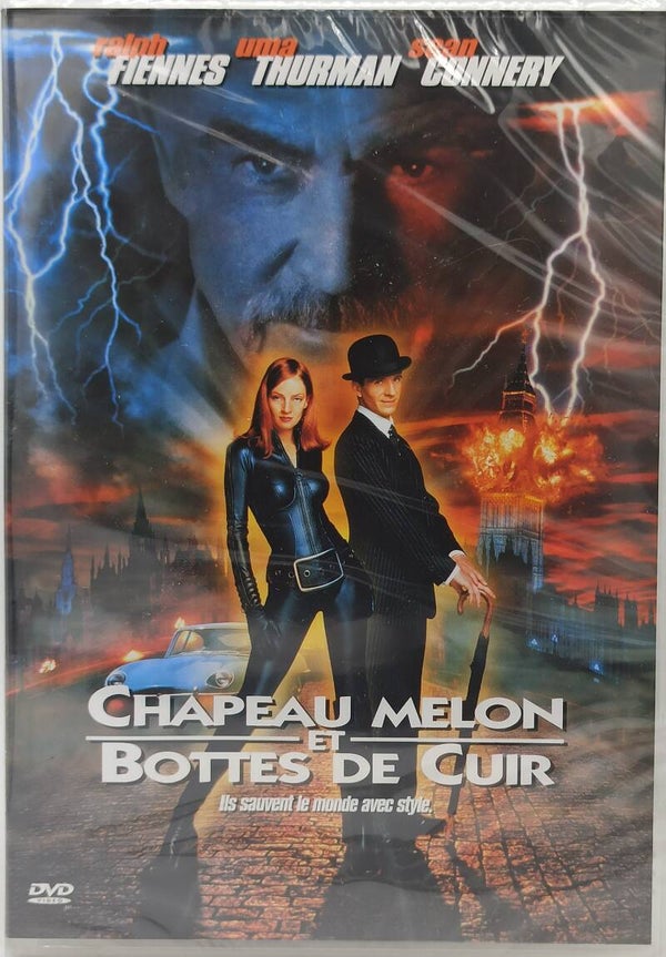 CHAPEAU MELON ET BOTTES DE CUIR