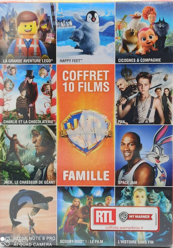 10 FILMS FAMILLE WARNER BROS