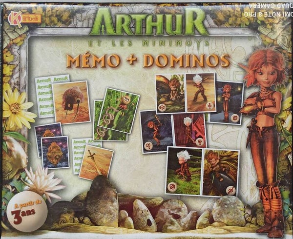 MEMO + DOMINOS - ARTHUR ET LES MINIMOYS