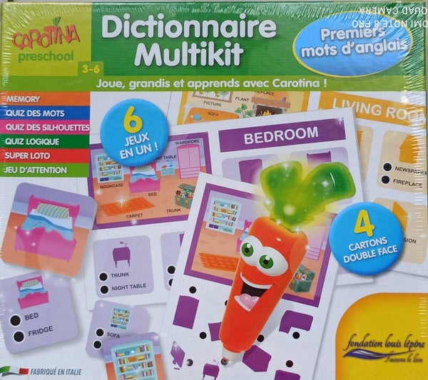 DICTIONNAIRE MULTIKIT - PREMIERS MOTS D' ANGLAIS