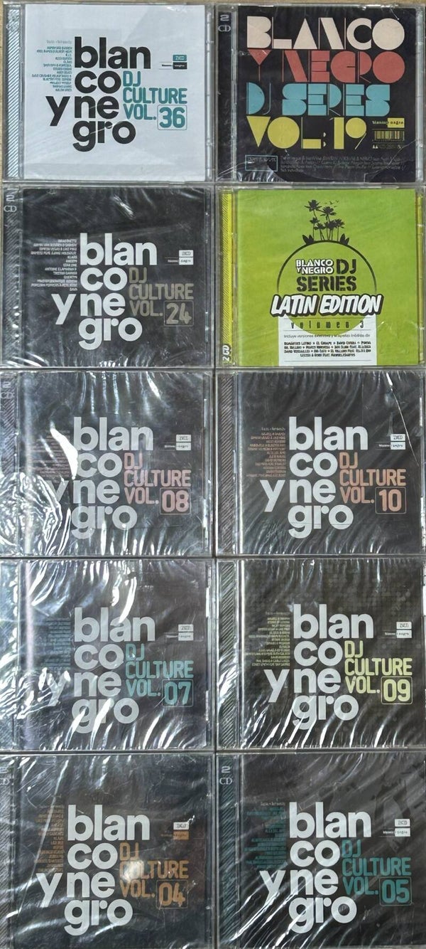 LOT 20 CD BLANCO Y NEGRO - DJ CULTURE