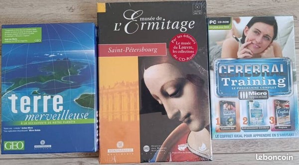 LOT DE 3 COFFRETS PC MUSEE