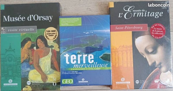 LOT DE 3 COFFRETS PC MUSEE