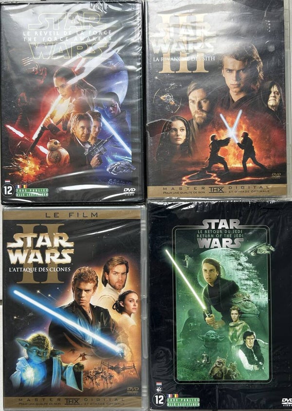 LOT 4 FILMS STAR WARS
