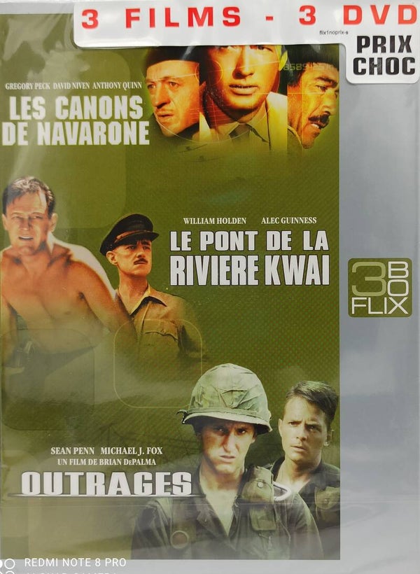 OUTRAGES + LE PONT DE LA RIVIERE KWAI + LES CANONS DE NAVARONE