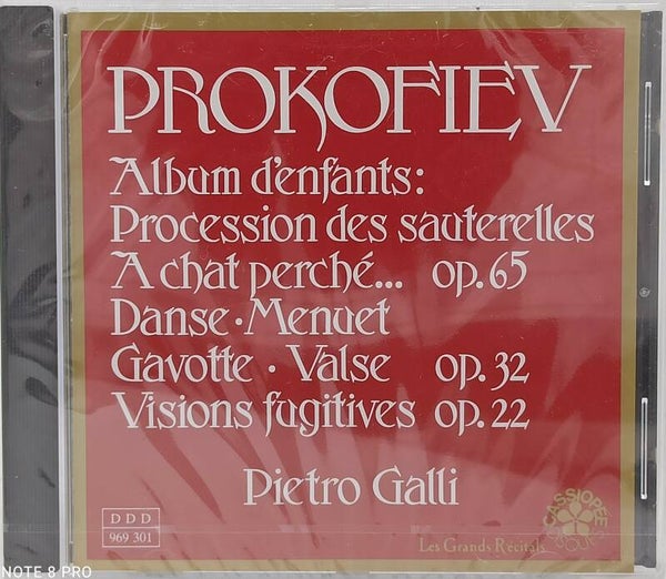PIETRO GALLI - PROKOFIEV : ALBUM D'ENFANTS
