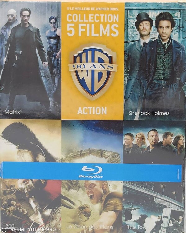 MATRIX + 300 + THE TOWN + LE CHOC DES TITANS + SHERLOCK HOLMES