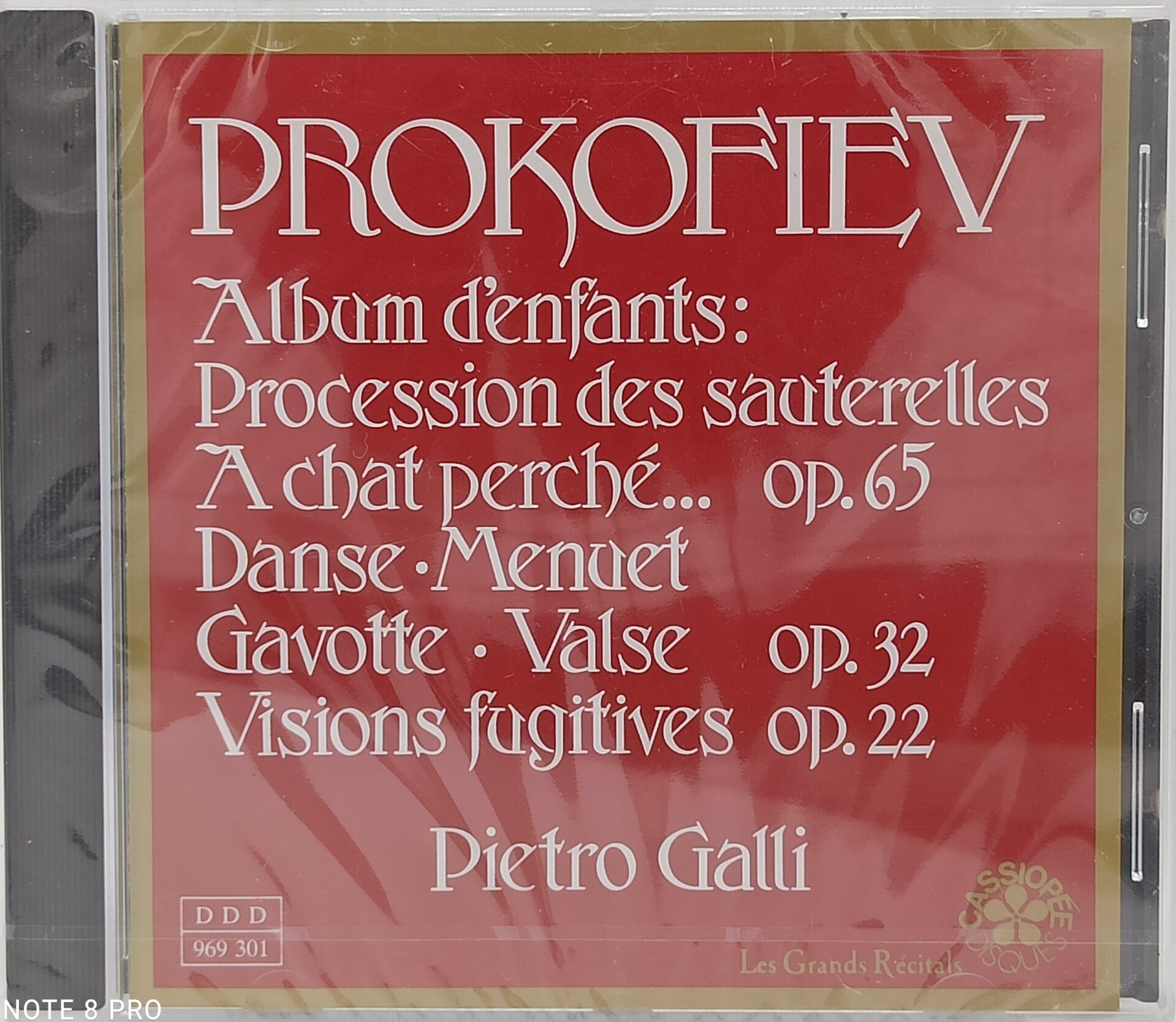 PIETRO GALLI - PROKOFIEV : ALBUM D'ENFANTS