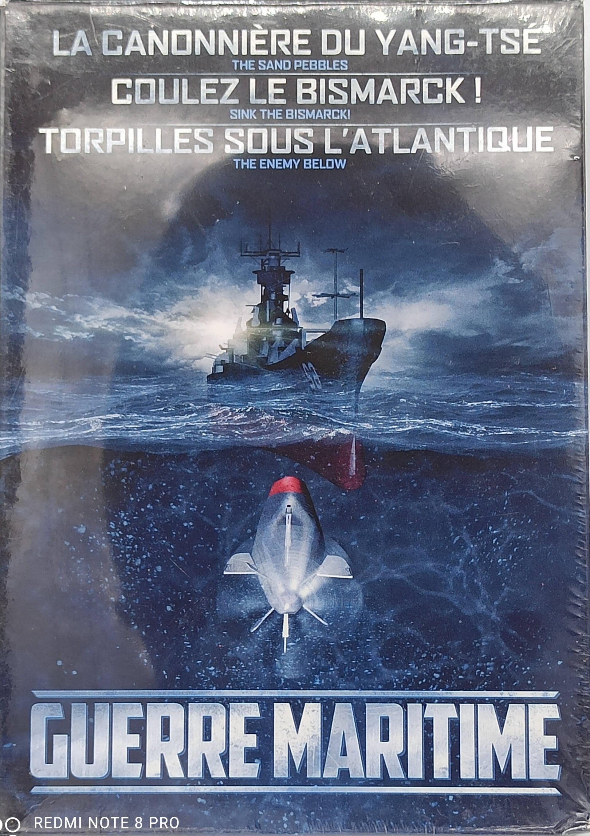 GUERRE MARITIME : LA CANONNIERE DU YANG-TSE + COULEZ LE BISMARCK + TORPILLES SOUS L' ATLANTIQUE