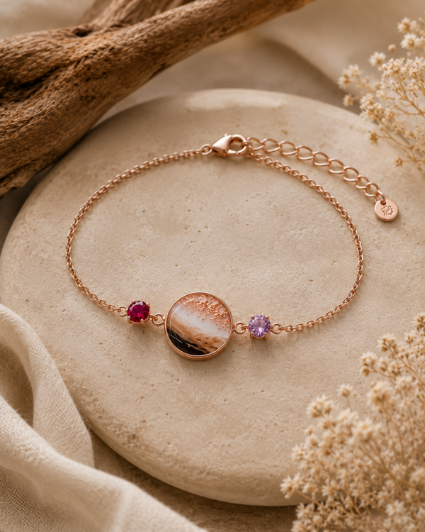 Geburtsstein-Armband "Frederick"