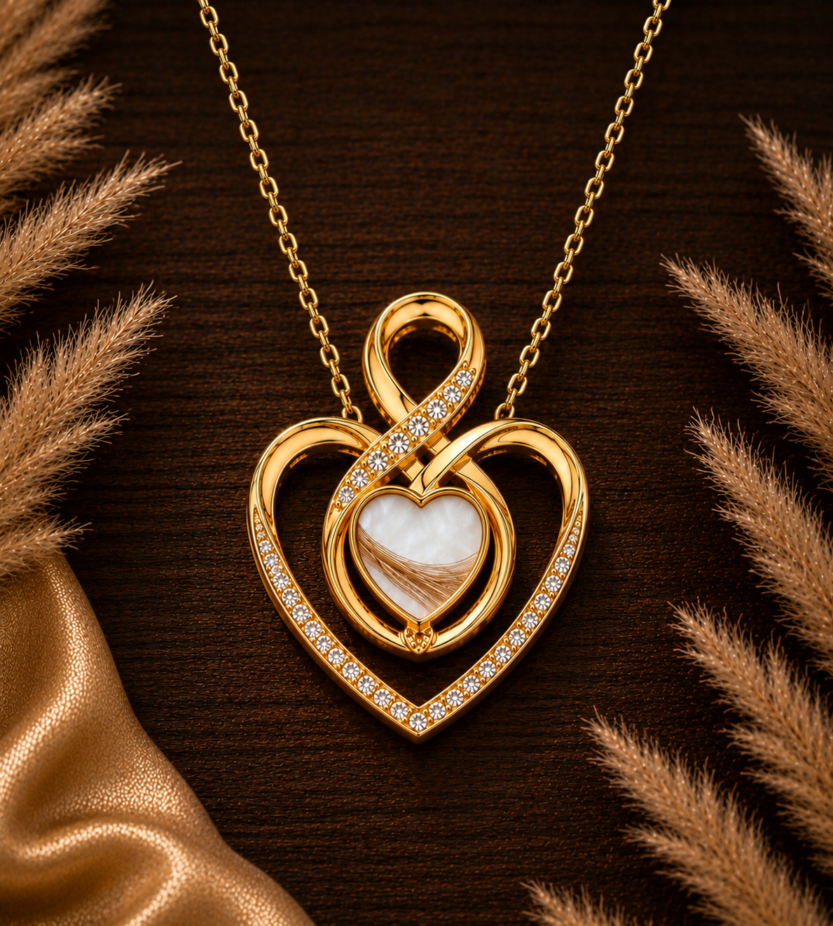 Echtgold-Medaillon "Forrest"