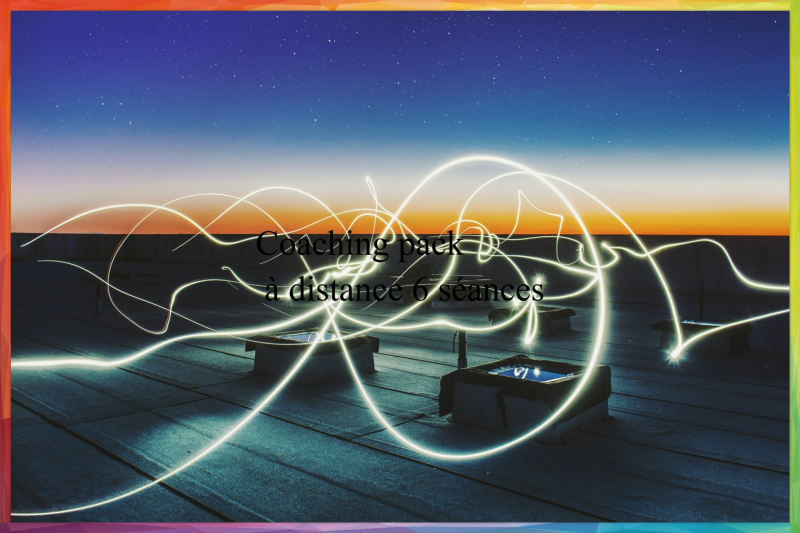 Coaching personnel à distance pack 6 séance si vous souhaitez être accompagnés sur plusieurs séances (6h) de façon individuelle  