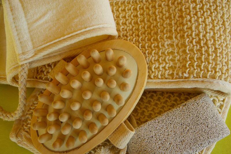 garshan, Handschuhmassage, Peeling Massage