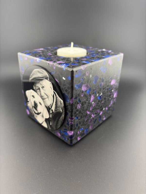 Lavendel mit Tiefseeblau