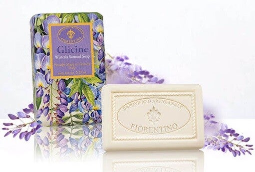 Fiorentino rechthoekig stuk zeep 150 gr wisteria
