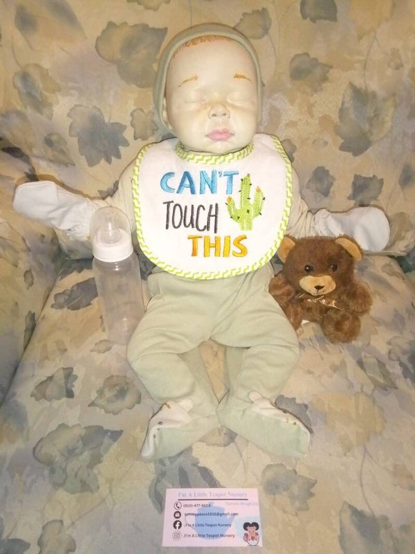 Asleep Red Headed Reborn Doll