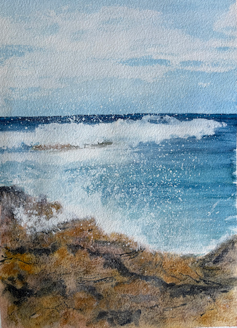 La mer est agitée