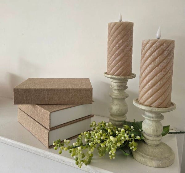 Set of 3 book risers with storage