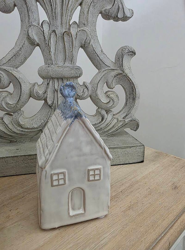 Small Decorative Ceramic Glazed House