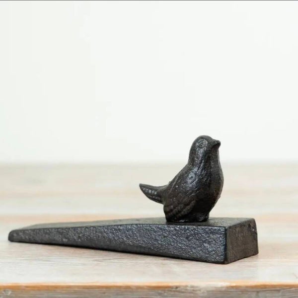 Cast Iron Bird Door Stop