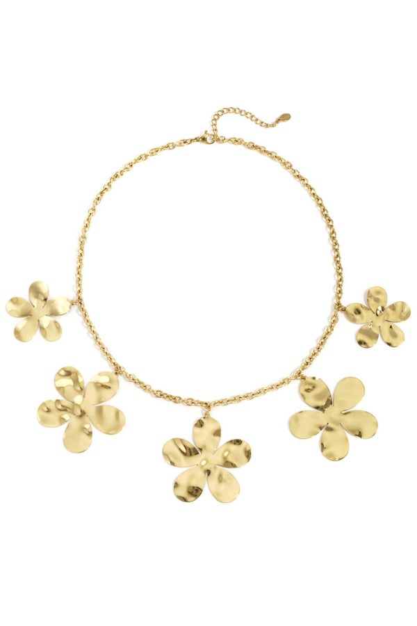 Big flower ketting