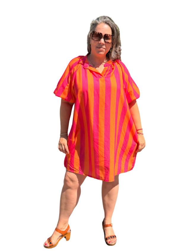 Jurk Sunset Stripes - verschillende kleuren -