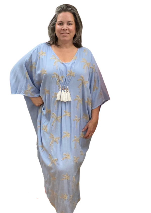 Palm kaftan/dress - verschillende kleuren-