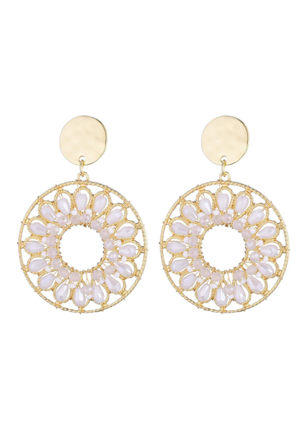 Oorbellen flor de kristal - verschillende kleuren -